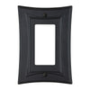 Modern Biba Matte Black Cast - 1 Rocker Wallplate - Wallplate Warehouse 96RMB - B 070686015445 1 Rocker