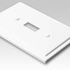 Moderne White Steel - 1 Blank Wallplate - Wallplate Warehouse 148BW 070686562697 1 Blank