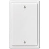 Moderne White Steel - 1 Blank Wallplate - Wallplate Warehouse 148BW 070686562697 1 Blank
