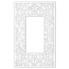 Momfort White Cast - 1 Rocker Wallplate - Wallplate Warehouse 73RW 070686585832 1 Rocker
