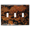 Mottled Copper - 3 Toggle Wallplate - Wallplate Warehouse MOTTCOP3T 819332023386 3 Toggle