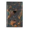 Mystic Topaz Copper - 1 Data Jack / 1 Cable Jack Wallplate - Wallplate Warehouse MYTOCOP1DJ1CJ 819332023836