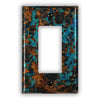 Mystic Topaz Copper - 1 Rocker Wallplate - Wallplate Warehouse MYTOCOP1R 819332023652 1 Rocker