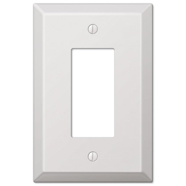 Oversized White Steel - 1 Rocker Wallplate - Wallplate Warehouse 463RW 070686572412 1 Rocker
