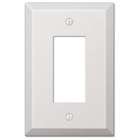 Oversized White Steel - 1 Rocker Wallplate - Wallplate Warehouse 463RW 070686572412 1 Rocker