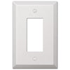 Oversized White Steel - 1 Rocker Wallplate - Wallplate Warehouse 463RW 070686572412 1 Rocker