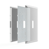Paper - It Clear Screwless Plastic - 1 Toggle Wallplate - Wallplate Warehouse 99T 070686169919 1 Toggle