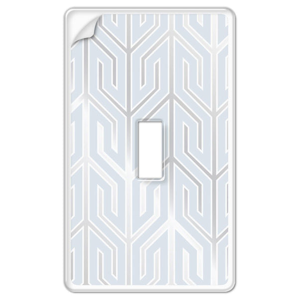 Paper - It Clear Screwless Plastic - 1 Toggle Wallplate - Wallplate Warehouse 99T 070686169919 1 Toggle