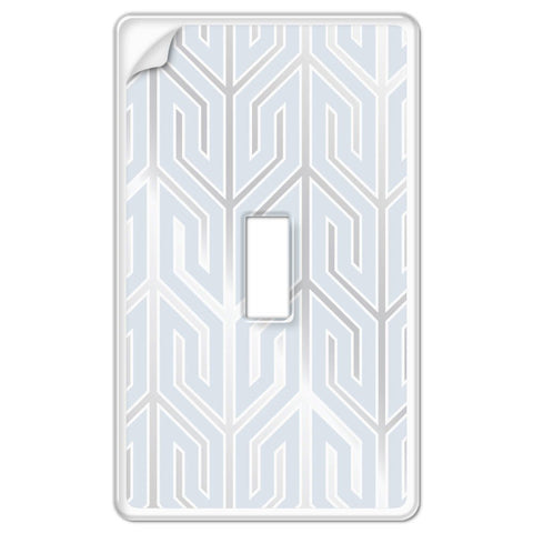 Paper - It Clear Screwless Plastic - 1 Toggle Wallplate - Wallplate Warehouse 99T 070686169919 1 Toggle
