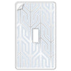Paper - It Clear Screwless Plastic - 1 Toggle Wallplate - Wallplate Warehouse 99T 070686169919 1 Toggle