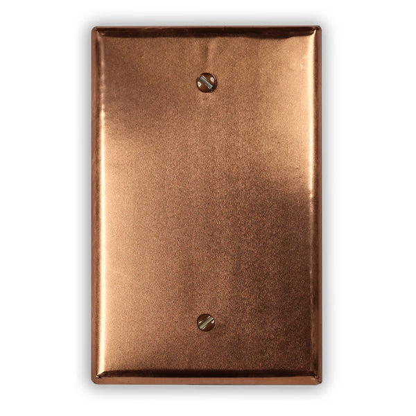 Raw Copper - 1 Blank Wallplate - Wallplate Warehouse RAWCCOP1B 819332024017 1 Blank