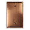 Raw Copper - 1 Blank Wallplate - Wallplate Warehouse RAWCCOP1B 819332024017 1 Blank