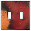 Red and Black Copper - 2 Toggle Wallplate - Wallplate Warehouse RONECOP2T 819332024093 2 Toggle