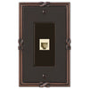 Ribbon & Reed Aged Bronze Cast - 1 Phone Jack Wallplate - Wallplate Warehouse 44PHVB 070686581001 Phone Jacks