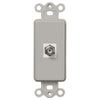 Rocker Insert Gray - 1 Cable Jack - Wallplate Warehouse CXG 070686582077 Cable Jacks
