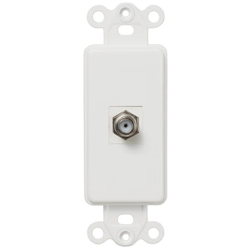 Rocker Insert White - 1 Cable Jack - Wallplate Warehouse CXW 070686581872 Cable Jacks