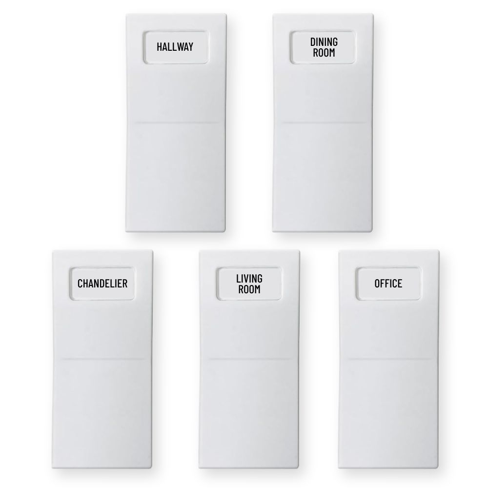 Identify Switch Labels - Outdoor - 5 Pack
