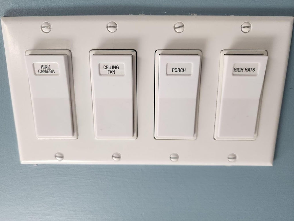 Identify Switch Labels - Outdoor - 5 Pack