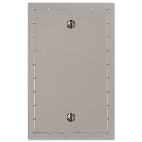 Rosa Satin Nickel Cast - 1 Blank Wallplate - Wallplate Warehouse 50BN 070686578681 1 Blank