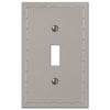 Rosa Satin Nickel Cast - 1 Toggle Wallplate - Wallplate Warehouse 50TN 070686578698 1 Toggle
