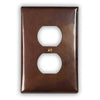 Rustic Copper - 1 Duplex Wallplate - Wallplate Warehouse RUSTCOP1D 819332024475 1 Duplex