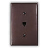 Rustic Copper - 1 Phone Jack Wallplate - Wallplate Warehouse RUSTCOP1PJ 819332024529