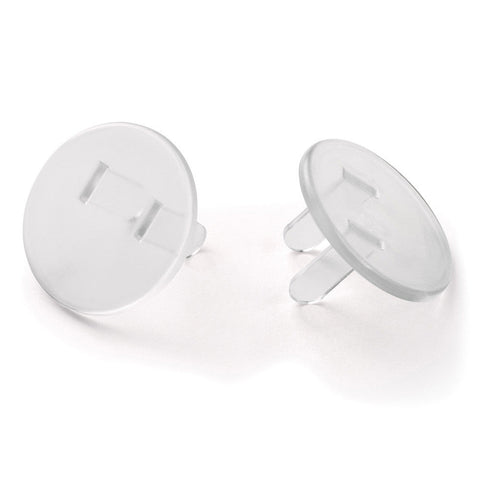 Safety Caps Clear Plastic - 8 Pack - Wallplate Warehouse SCCL 070686400555 Accessories