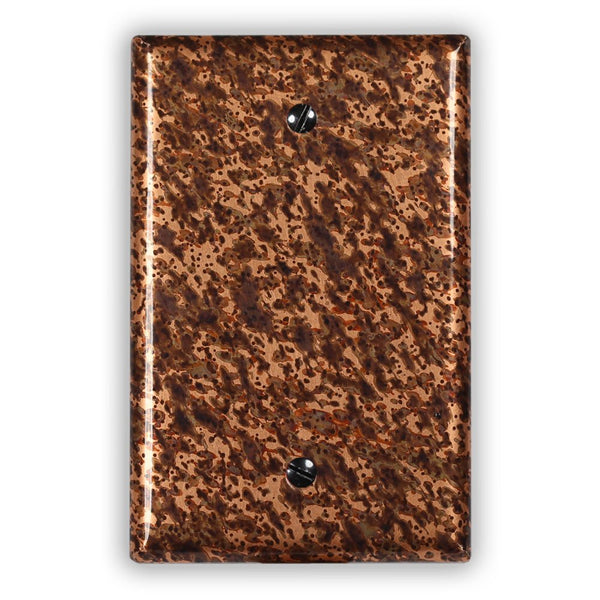 Sandstorm Copper - 1 Blank Wallplate - Wallplate Warehouse SANDCOP1B 819332024734 1 Blank