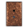 Sandstorm Copper - 1 Phone Jack / 1 Cable Jack Wallplate - Wallplate Warehouse SANDCOP1PJ1CJ 819332024789