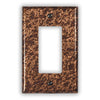 Sandstorm Copper - 1 Rocker Wallplate - Wallplate Warehouse SANDCOP1R 819332024611 1 Rocker