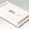 Savannah Distressed White Wood - 1 Toggle Wallplate - Wallplate Warehouse 4040TDW 070686559420 1 Toggle