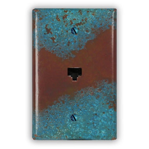 Sierra Copper - 1 Data Jack Wallplate - Wallplate Warehouse SIERCOP1DJ 819332025014