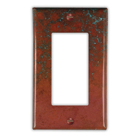 Sierra Copper - 1 Rocker Wallplate - Wallplate Warehouse SIERCOP1R 819332024857 1 Rocker