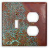 Sierra Copper - 1 Toggle / 1 Duplex Wallplate - Wallplate Warehouse SIERCOP1T1D 819332024918 1 Toggle / 1 Duplex