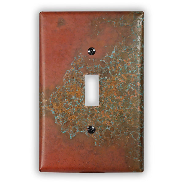 Sierra Copper - 1 Toggle Wallplate - Wallplate Warehouse SIERCOP1T 819332024802 1 Toggle