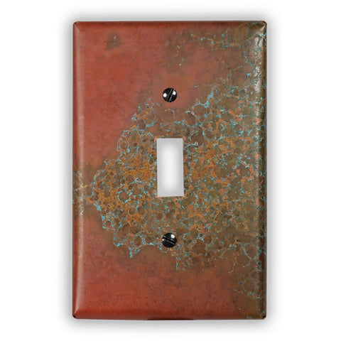Sierra Copper - 1 Toggle Wallplate - Wallplate Warehouse SIERCOP1T 819332024802 1 Toggle