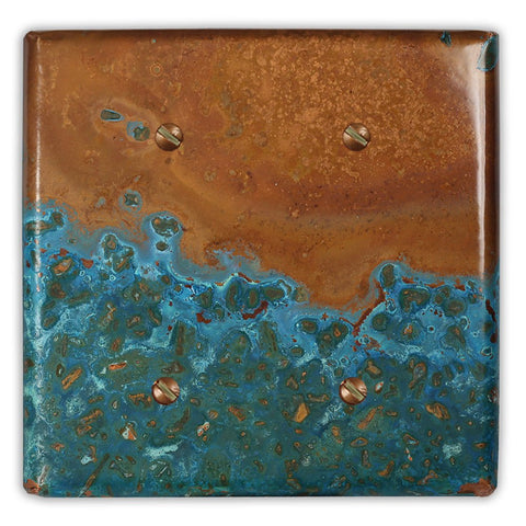 Sierra Copper - 2 Blank Wallplate - Wallplate Warehouse SIERCOP2B 819332024987 2 Blank