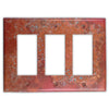 Sierra Copper - 3 Rocker Wallplate - Wallplate Warehouse SIERCOP3R 819332024871 3 Rocker