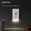 SnapPower GuideLight 2PLUS - Black, GFCI - Wallplate Warehouse 01 - O1GL - FBK - SP20 850033353747 1 Rocker