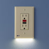 SnapPower GuideLight 2PLUS - Ivory, GFCI - Wallplate Warehouse 01 - O1GL - FIV - SP20 851322008805 1 Rocker
