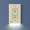 SnapPower GuideLight 2PLUS - Light Almond, Decor - Wallplate Warehouse 01 - O1GL - CLA - SP20 851322008980 1 Rocker