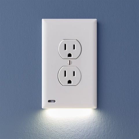 SnapPower GuideLight 2PLUS - White, Duplex - Wallplate Warehouse 01 - O1GL - XWH - SP20 851322008379 1 Duplex