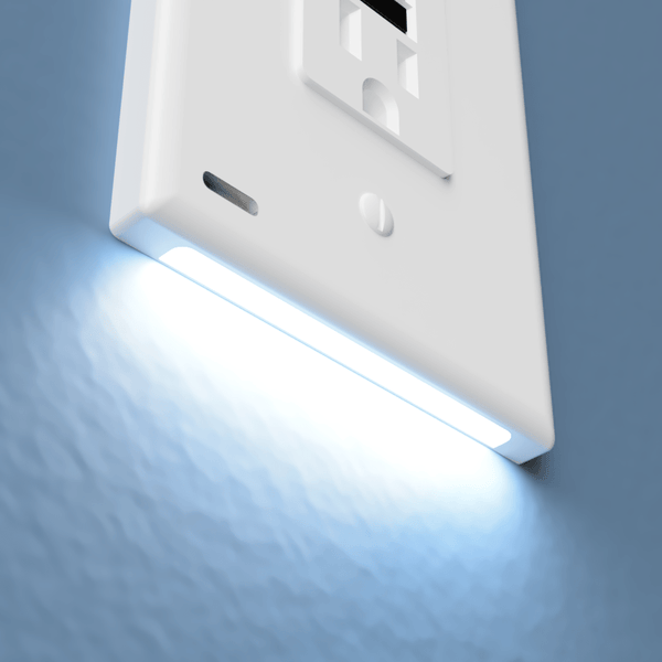 SnapPower GuideLight 2PLUS - White, GFCI