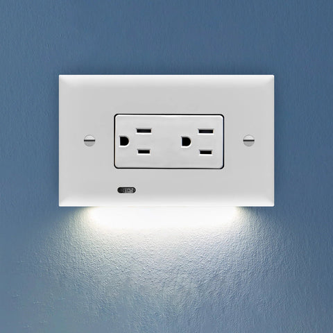 SnapPower Horizontal GuideLight 2PLUS - White, Decor - Wallplate Warehouse O1GL - HCWH - NP21 00810119640734 1 Rocker