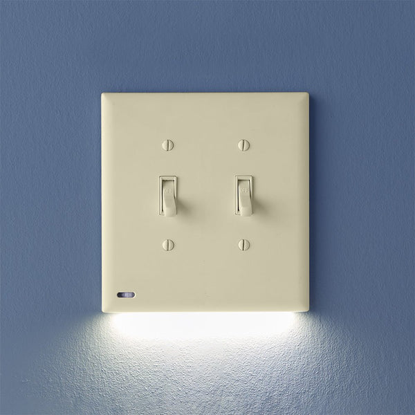 SnapPower Switchlight - 2 Toggle, Light Almond - Wallplate Warehouse 01 - S2SW - TLA - SP10 - 4 851322008485 2 Toggle