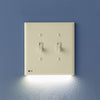 SnapPower Switchlight - 2 Toggle, Light Almond - Wallplate Warehouse 01 - S2SW - TLA - SP10 - 4 851322008485 2 Toggle