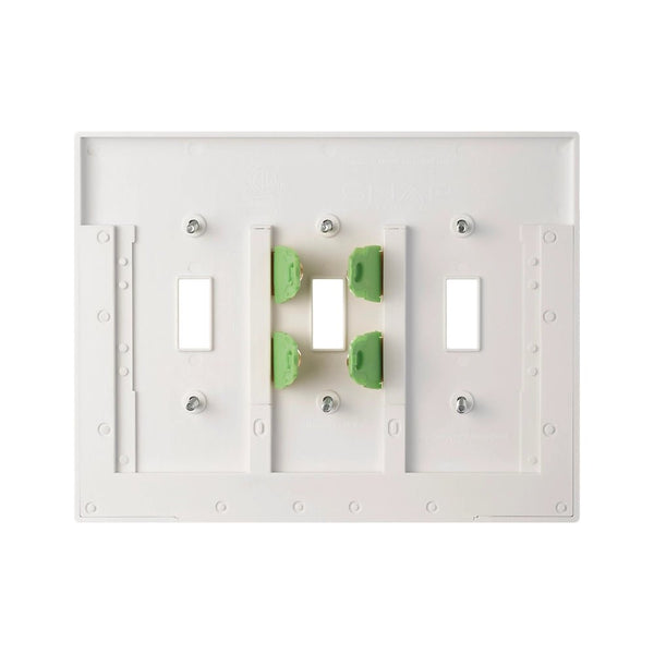 SnapPower Switchlight - 3 Toggle, Light Almond