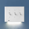 SnapPower Switchlight - 3 Toggle, White - Wallplate Warehouse 01 - S3SW - TWH - SP11 - 4 00851322008461 3 Toggle
