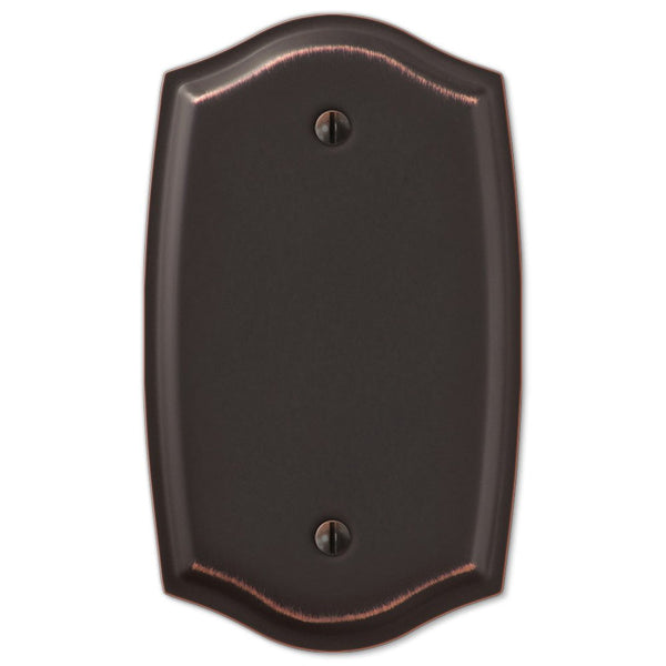 Sonoma Aged Bronze Steel - 1 Blank Wallplate - Wallplate Warehouse 159BDB 07068657307 1 Blank