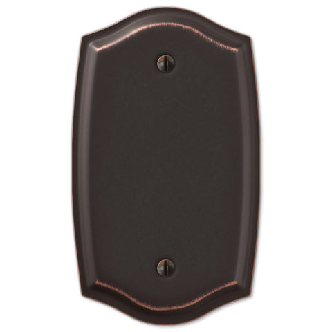 Sonoma Aged Bronze Steel - 1 Blank Wallplate - Wallplate Warehouse 159BDB 07068657307 1 Blank
